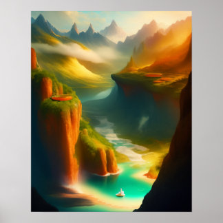 Poster La beauté de la nature dans toutes ses couleurs
