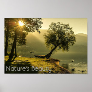 Poster La beauté de la nature Tranquillité paisible dan