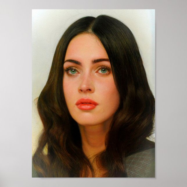 Poster la beauté de l'art megan fox (Devant)