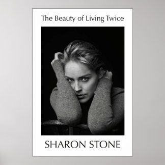 Poster La Beauté De Vivre Deux Fois Sharon Stone Livre Co