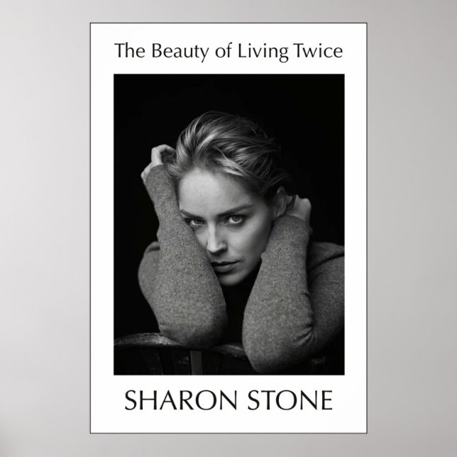 Poster La Beauté De Vivre Deux Fois Sharon Stone Livre Co (Devant)