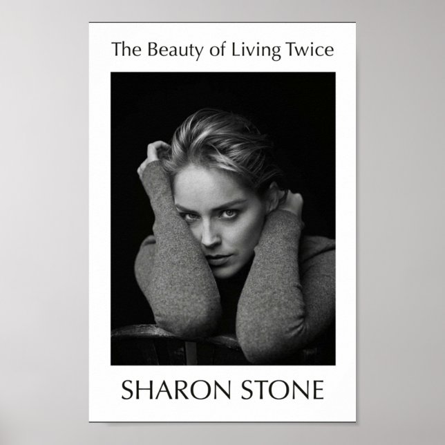 Poster La Beauté De Vivre Deux Fois Sharon Stone Livre Co (Devant)