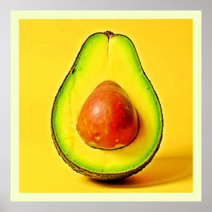 Poster La beauté d'une conception d'Avocado saine