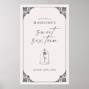 Poster La beauté et la bête   Sucre Rose enchanté 16