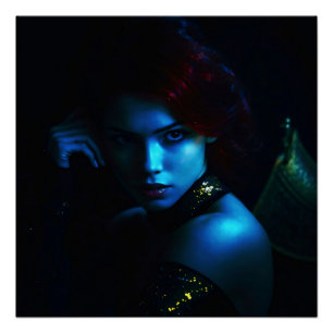 Poster La beauté mystique aux cheveux roux