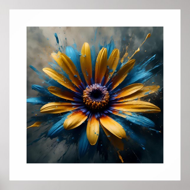 Poster La beauté radieuse de la marguerite africaine (Devant)