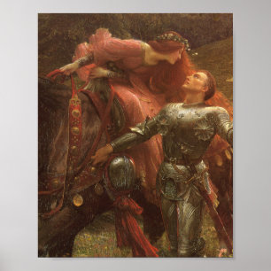 Poster La Belle Dame sans merci Sir Frank Dicksee