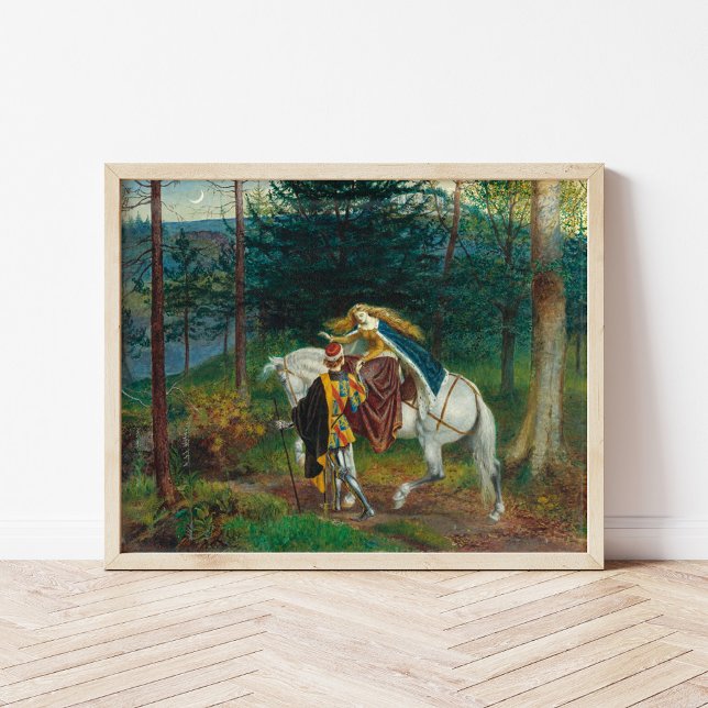 Poster La Belle Dame Sans Merci | Walter Crane (Créateur téléchargé)