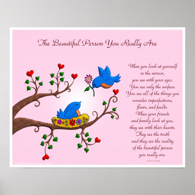 Poster La Belle Personne Que Vous Êtes Vraiment (Devant)