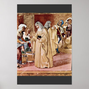Poster La Bénédiction De St. Clare Par Lotto Lorenzo (Bes