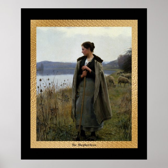 Poster La bergère (Devant)