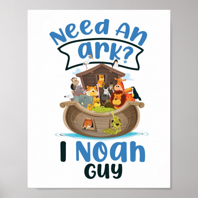 Poster La Bible Chrétienne A Besoin D'Un Arche ? I Noah G (Devant)