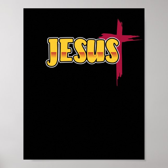 Poster La Bible Verse Jésus Dieu (Devant)