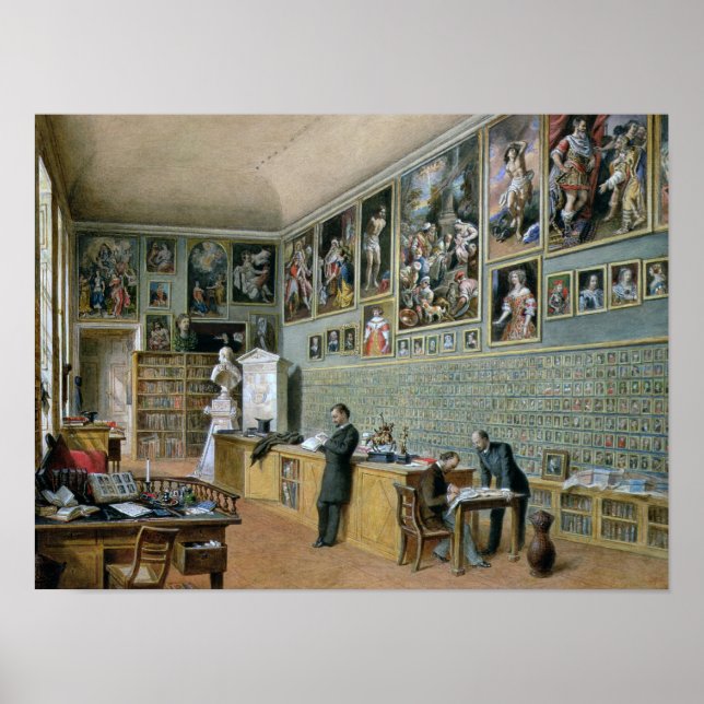 Poster La bibliothèque (Devant)