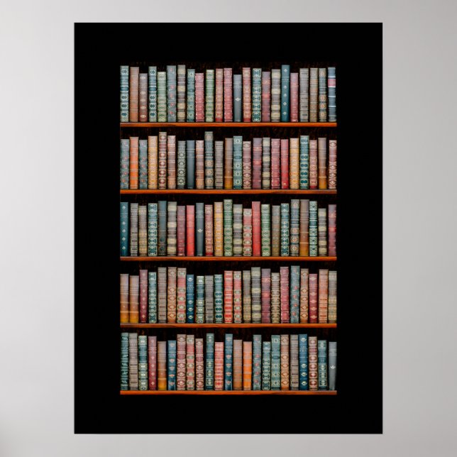Poster La bibliothèque (Devant)
