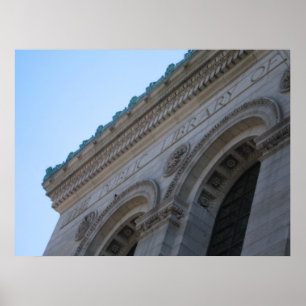 Poster La bibliothèque publique