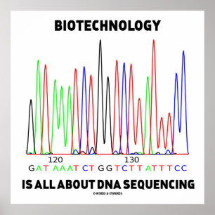 Poster La Biotechnologie, c'est le séquençage ADN