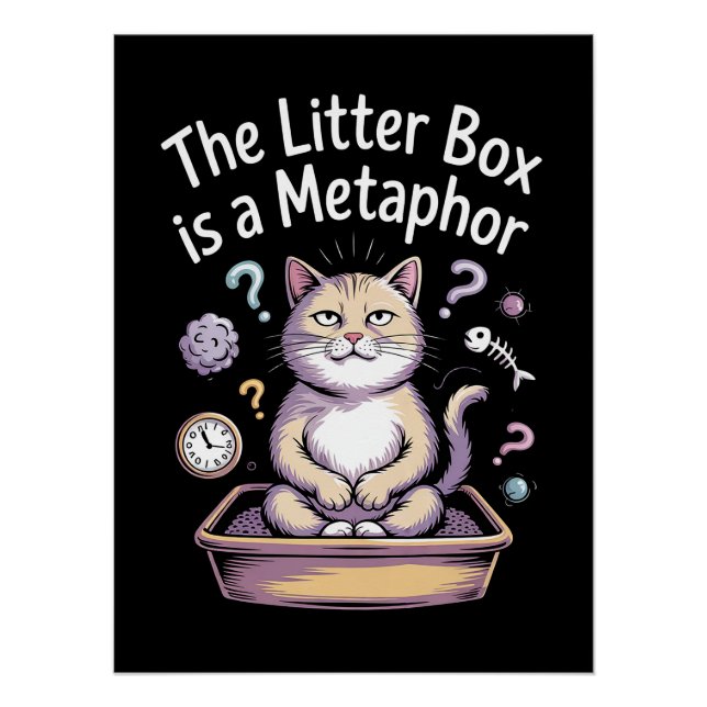 Poster La Boîte à Litter est une métaphore (Devant)
