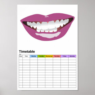 Poster La Bouche / Bouche / Horaire
