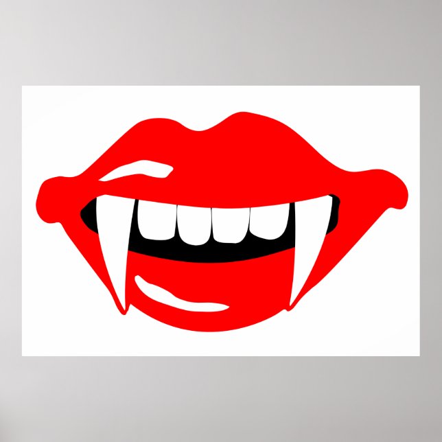 Poster La bouche de Vampire (Devant)