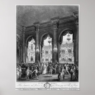 Poster La boule masquée, le 23 janvier 1782