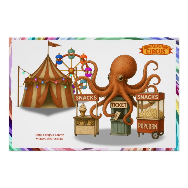 Poster La cabane de snacks du cirque d'Otto (Devant)