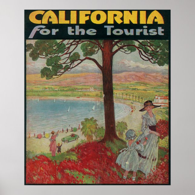 Poster La Californie Pour L'Affiche Touristique (Devant)