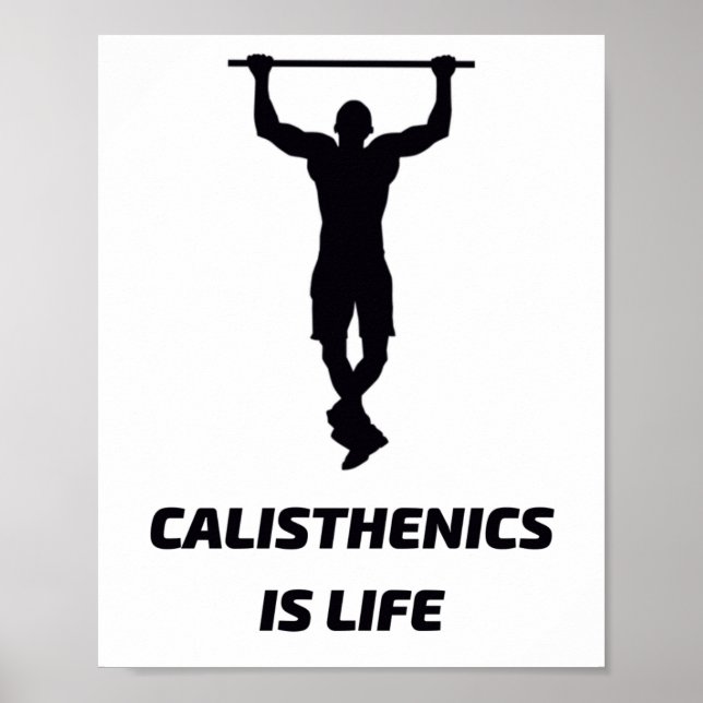 Poster La calisthène est la vie (Devant)
