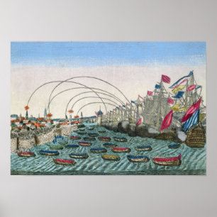 Poster La capture de La Havane par les Anglais en 1762