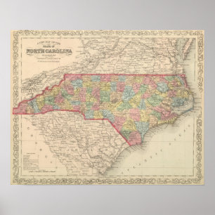 Poster La Caroline du Nord 10