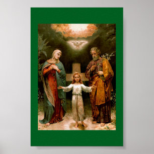 Poster  la carte de la Sainte Famille