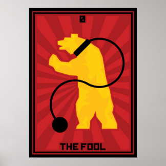 Poster La carte de l'idiot
