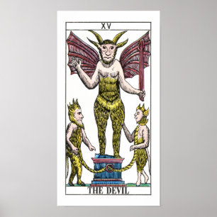 Poster La Carte de tarot