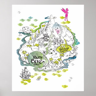 Poster La carte des trésors des garçons perdus