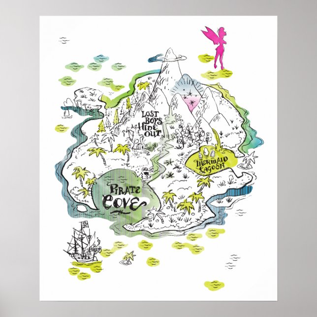 Poster La carte des trésors des garçons perdus (Devant)
