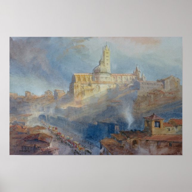 Poster La Cathédrale de Sienne, 1902 (Devant)