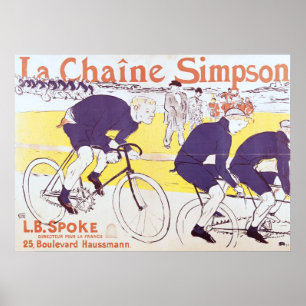 Poster La chaîne Simpson, 1896