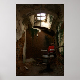 Poster La chaise de coiffeur