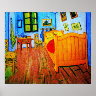 Poster La chambre à coucher de Vincent van Gogh dans