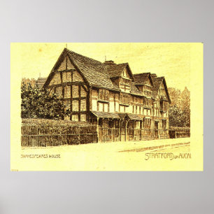 Poster La Chambre Stratford de Shakespeare sur Avon