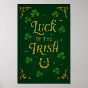 Poster La chance de l'affiche irlandaise   St. Patrick’s 