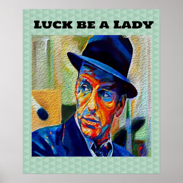 Poster La chance nostalgique soit une dame (Devant)