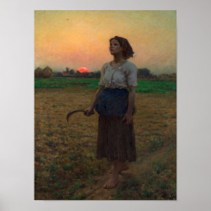 Poster La Chanson de l'Alcre, 1884 par Jules Adolphe Bret