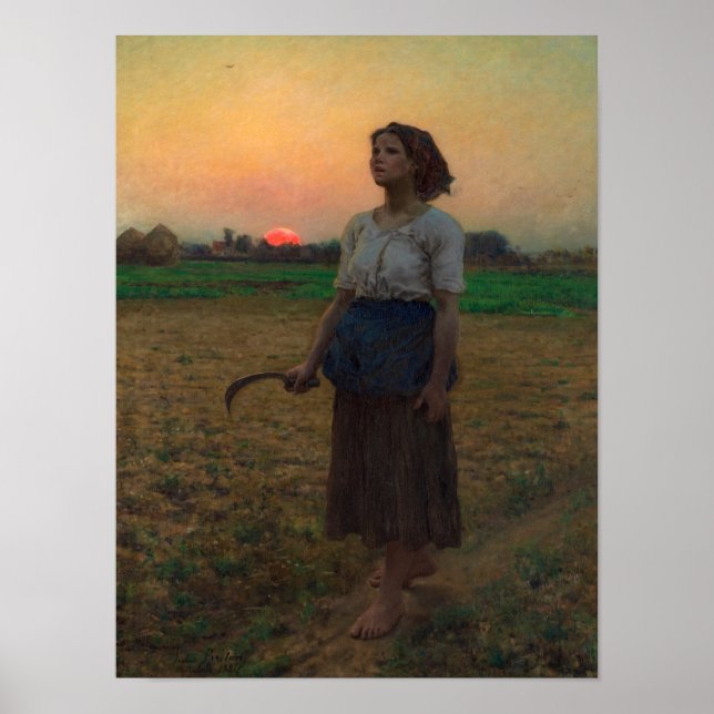 Poster La Chanson de l'Alcre, 1884 par Jules Adolphe Bret (Devant)