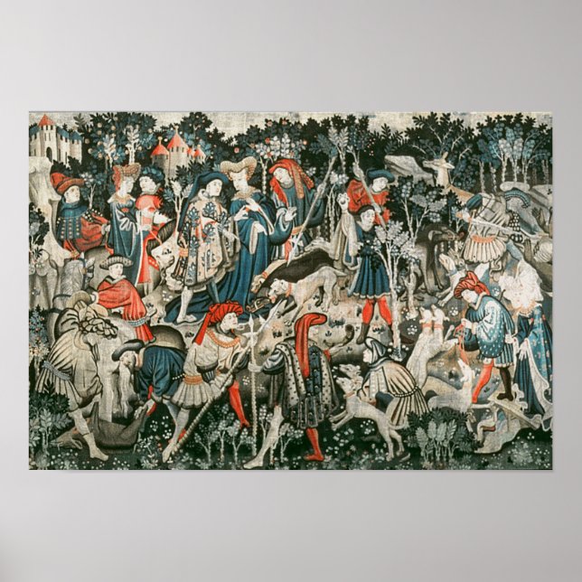 Poster La chasse aux tapisseries du Devonshire (Devant)