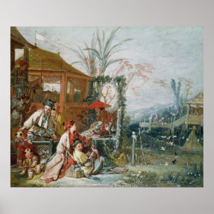 Poster La chasse chinoise, c.1742