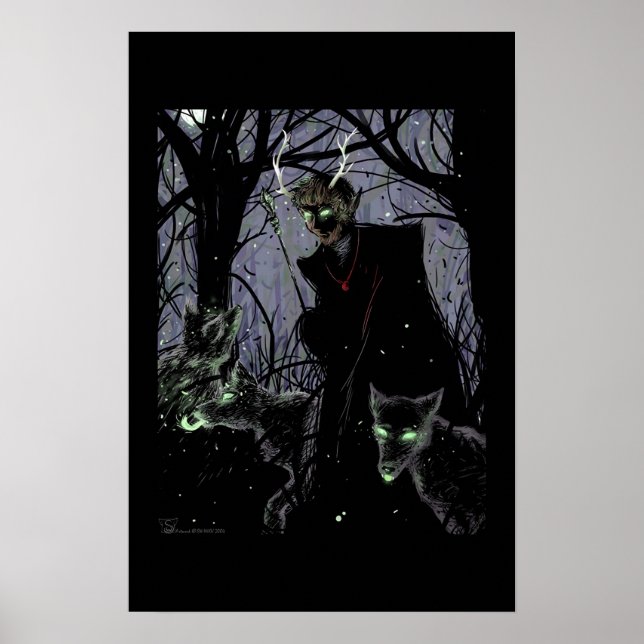 Poster La chasse sauvage (Devant)
