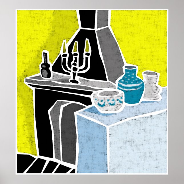 Poster La cheminée (Devant)