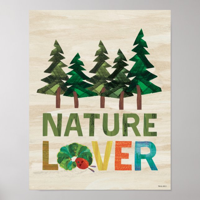 Poster La chenille affamée | Nature Lover (Devant)