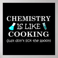 la chimie est comme si la cuisine ne léchait pas l